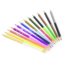 Tube de 12 crayons de couleur double pointes/ Pce