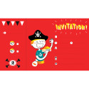 Cartes d'invitation, Pirates/ Pce