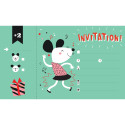 Cartes d'invitation, Animaux/ Pce