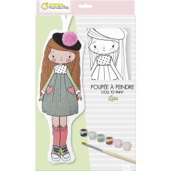 Doll to paint, Lisa/ Pc.