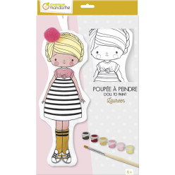 Poupée à peindre, Laureen/ Pce