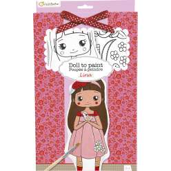 * Poupée à peindre Lina-/ Pc.
