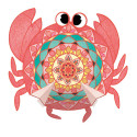 Graffy Pop Mandala 3D, Sea animals/ Pc.
