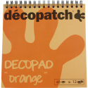Decopad Colour Block in Orange/ Pc.