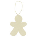 Hanging Gingerbread Man Ornament 8.5cm/ Pc.