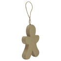 Hanging Gingerbread Man Ornament 8.5cm/ Pc.