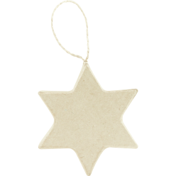Hanging Flat Star Ornament...