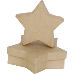 Set 2 stervormige dozen-/ St.