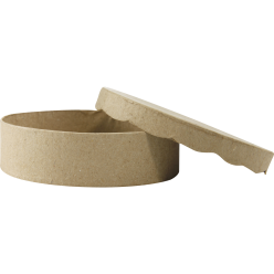 Chocolade doos rond-/ St.