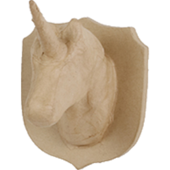 Mounted Unicorn Head 21cm/ Pc.