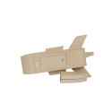 Plane Shaped Letter Box 55x53x20cm/ Pc.