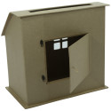 House-Shaped Letter Box 15x26x24.5cm/ Pc.