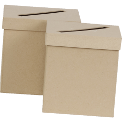 Lot de 2 urnes carrées...