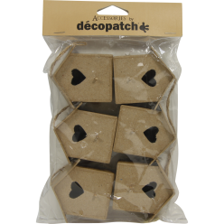 Set 6 boîtes dragées cage à...