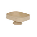 Plateau sur pied rectangulaire 16x14x7cm/ Pce
