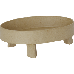 Oval Tray with 3 Legs...