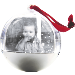 Hanging Snow Globe 7x7x7cm/...
