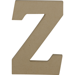 Lettre Z kraft 20cm/ Pce