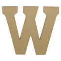 Kraft Letter 'W' 20cm/ Pc.