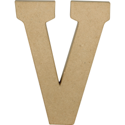 Letter V kraft 20cm-/ St.