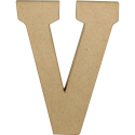 Kraft Letter 'V' 20cm/ Pc.