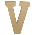Kraft Letter 'V' 20cm/ Pc.