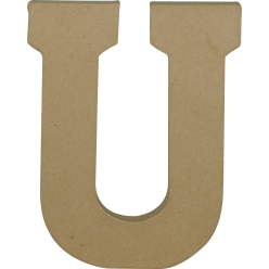 Letter U kraft 20cm-/ St.