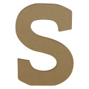 Kraft Letter 'S' 20cm/ Pc.