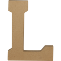 Lettre L kraft 20cm/ Pce