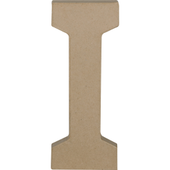 Letter I kraft 20cm-/ St.