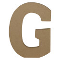 Lettre G kraft 20cm/ Pce