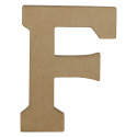 Kraft Letter 'F' 20cm/ Pc.