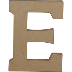 Letter E kraft 20cm-/ St.