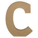 Letter C kraft 20cm-/ St.