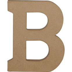 Letter B kraft 20cm-/ St.