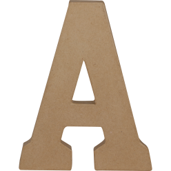 Letter A kraft 20cm-/ St.
