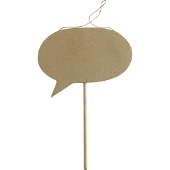 Gedachtenwolkje ovaal-/ St.