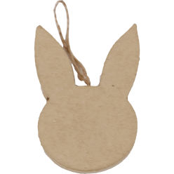 Flat Rabbit Head to Hang...