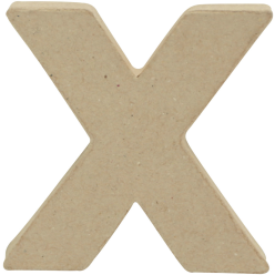 Kleine letter kraft x-/ St.
