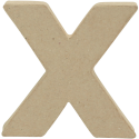 Petite lettre kraft x 8,5cm/ Pce