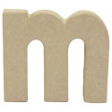 Small Kraft Letter 'M' 8.5cm/ Pc.