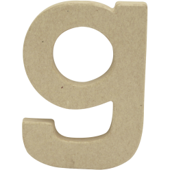Small Kraft Letter 'G'...