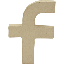 Small Letter Kraft 'F'...