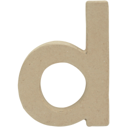 Small Kraft Letter 'D'...