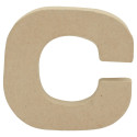 Small Kraft Letter 'C' 8.5cm/ Pc.