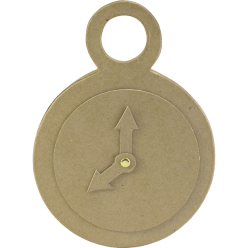 Horloge H:20.5 cm - 2...