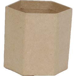 Potloodhouder zeshoekig-/ St.