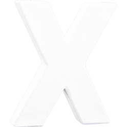 Letter 12cm, X-/ St.