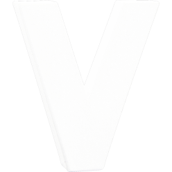 Letter 12cm, V-/ St.