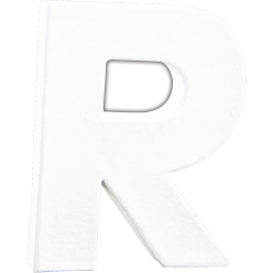 Small Letter 'R' 12cm/ Pc.